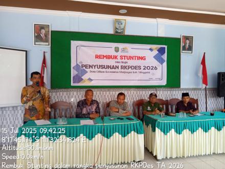 REMBUK STUNTING DALAM RANGKA PENYUSUNAN RKPDES 2026